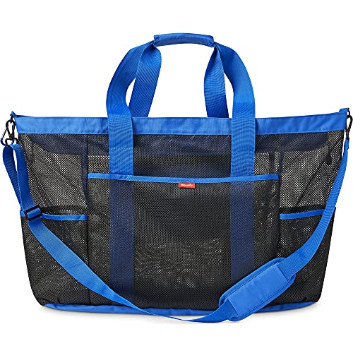 Odyseaco Extra Large Beach Bag Oahu Mesh Beach Tote Bag, Great XL