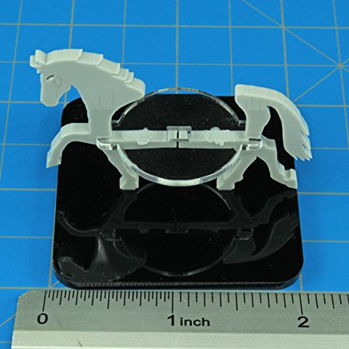 Horse, Character Mount Marker, Grey, 2x2 inch Base (1)