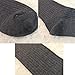 Ysense Pack of 2 Womens Girls Winter Over Knee Leg Warmer Knit Crochet Socks Leggings, (Black/Grey), One Size