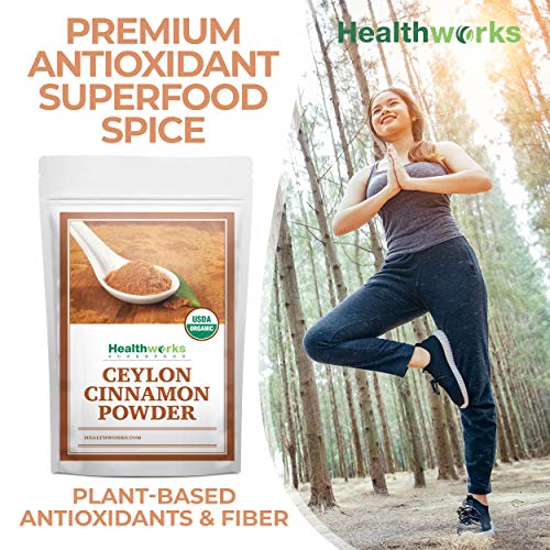 Healthworks Ceylon Cinnamon Powder Ground Raw Organic (16 Ounces / 1 Pound) | Keto, Vegan & Non-GMO | Great with Coffee… - Image 7