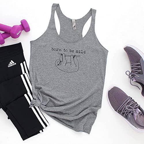 Women's Graphic Racerback Tank - Sayings Print Yoga Tee