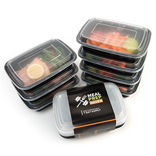 Meal Prep Haven Stackable Food Containers with Lids, Set of 7 Buy