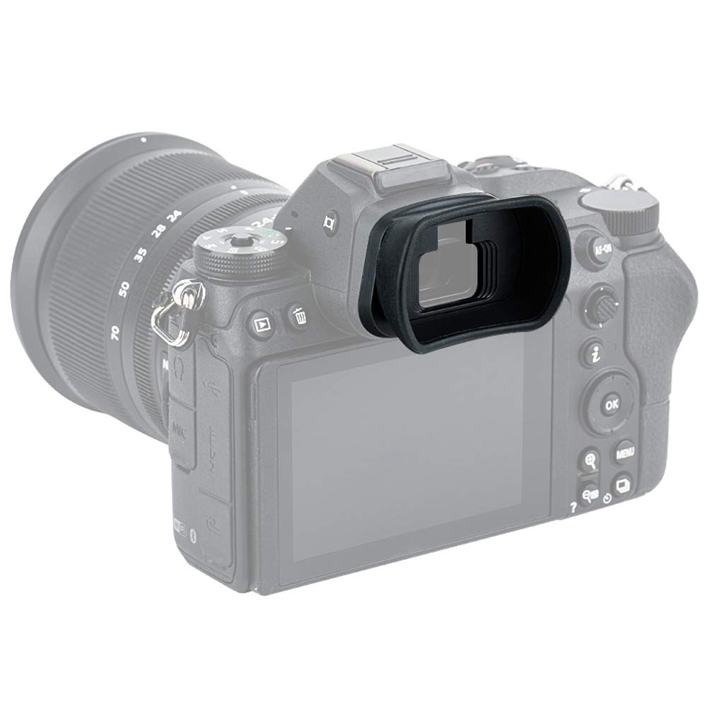 Extended-Type Soft Silicone Eyepiece for Nikon Z7II Z7 Z6III Z6II Z6 Z5II Z5 Camera Replaces Nikon DK-29 Eye Cup