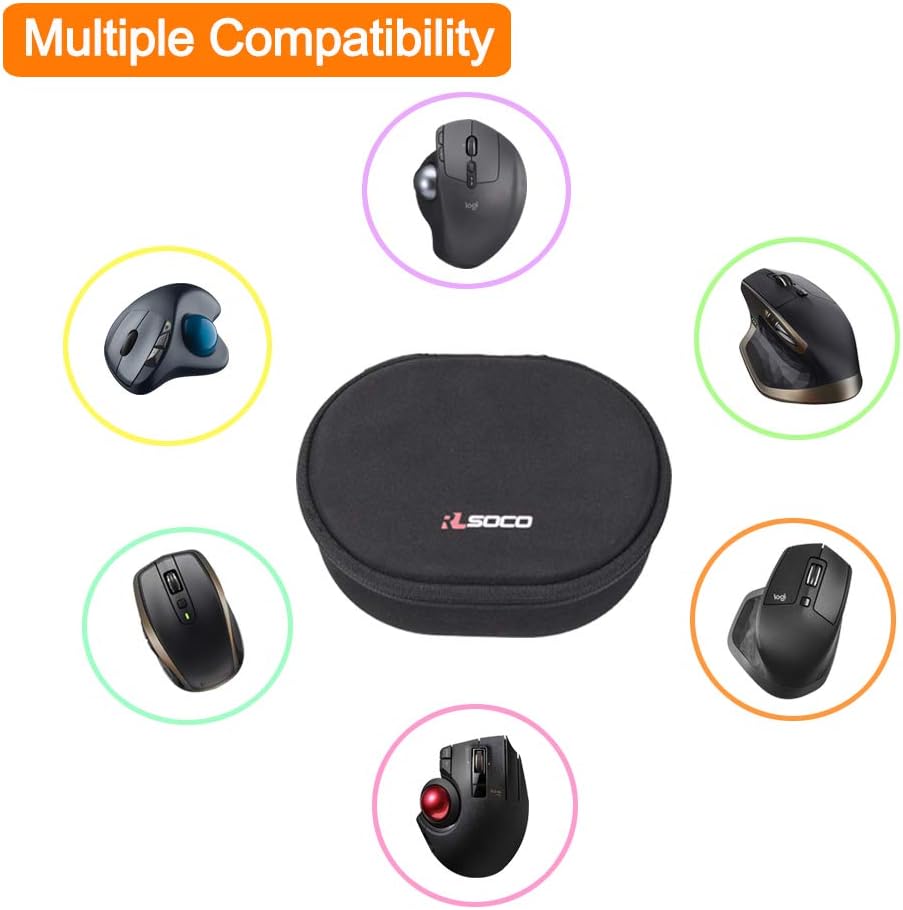 RLSOCO Hard Travel Case for logitech g pro x Superlight 2 & for Logitech G305/G502 X/G502 X Plus/SteelSeries Aerox 5 Wireless Gaming Mouse-General Gaming Mice Protective Case Cover with YKK Zipper - Image 5