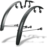 SKS GERMANY Speedrocker XL Fender Set | SKS Speedrocker XL Gravel &amp; Cyclocross Fender Set - 700x40-52mm, Black