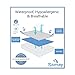 Bed Bug - Waterproof Mattress Cover - Zippered Mattress Encasement - Queen Size 60 x 80 x 16 Inches