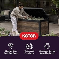 Keter Denali 200 Gallon Resin Large Deck Box with