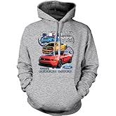 Ford Mustang Boss 302 The Legend Lives Classic Muscle Car Hoodie Pullover