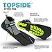 Seaview 180 Topside Snorkel Fins - Rock Safe Walkable Swimming Flippers w/ Neoprene Boot - Swim Fins Adult for Lap Swimming - Short Flippers for Swimming Adult Women & Men w/ Mesh Bag