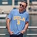 Campus Colors NCAA Adult Gameday Cotton T-Shirt - Premium Quality - Semi-Fitted Style - Officially Licensed Product (UCLA Bruins - Light Blue, Medium)