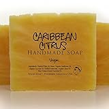 Caribbean Citrus Handmade Soap (Vegan, Organic, 100% Natural, Essential Oils)