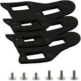 Thinvik Bike Cleat Spacers for SPD-SL Cleat, Road Bicycle Cleat Shims, Black