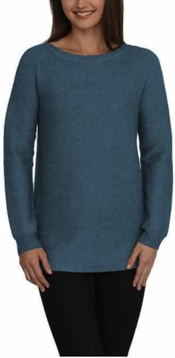Amazon.com: Cyrus Womens Size XX-Large Pullover Tunic Sweater, Teal Heather: Clothing