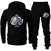 YSYZSDS Men's Tracksuit 2 Piece Set - Graphic Hoodie Sweatsuits Athletic Jogging Pullover Hoodies Sweatshirt and Sweatpants