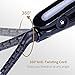 Argus Le 1 Inch Professional Ceramic Ionic Flat Iron Hair Straightener with LED Display, Instant Heat Up Salon Tool for All Hair Styles, Dual Voltage for Worldwide Travel(Auto Shut Off, Black)
