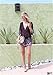 Women's Deep V Neck Backless Print Playsuit (S, Navy)