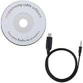 Lazmin Radio USB Programming Adapter Cable, USB Cable Cord Programming for爁or YAESU Vertex VX-6 VX-6E VX-6R VX-7E VX-7R Walkie Talkie