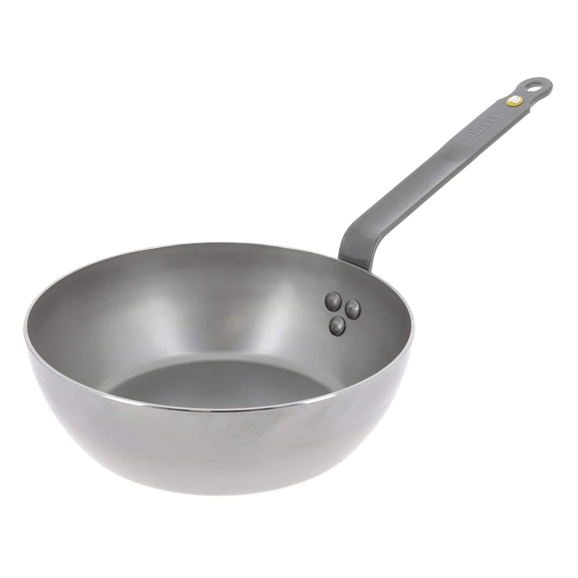 De Buyer 5614.24 Mineral B Element Round Country Frying Pan, 24 cm Diameter