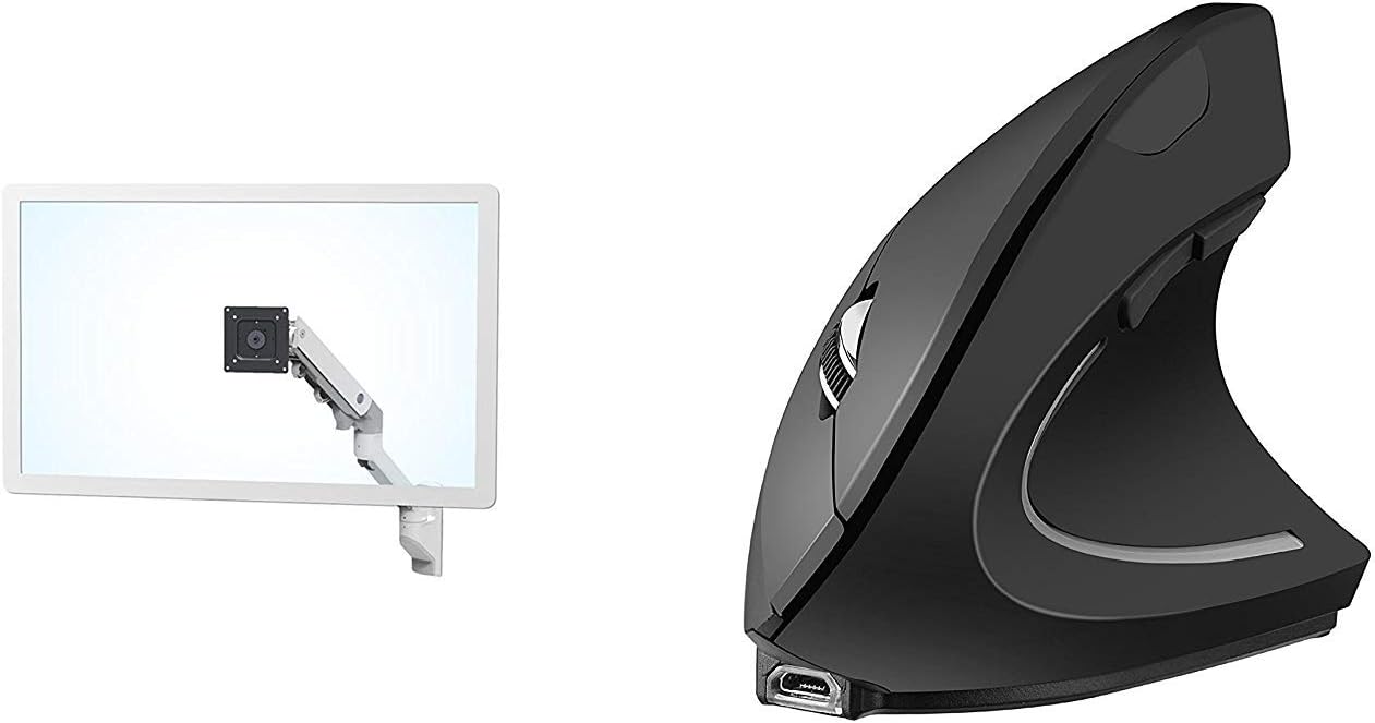 Ergotron, HX Single Ultrawide Monitor Arm, VESA Wall Mount, for Monitors Up to 49 Inches, 9.1-19.1kg - Image 4
