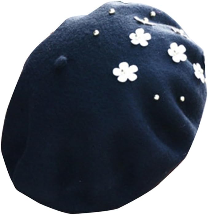 Boina De Punto Para Niño/a 1-4 Años | Gorro Francés Vintage De Acrílico Y Poliéster, Talla Única 48-52 Cm