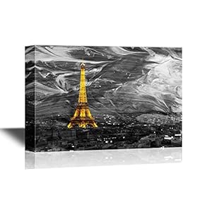 Canvas Wall Art - Tokyo Tower - Gallery Wrap Modern Home Art | Ready to Hang - 12x18 inches