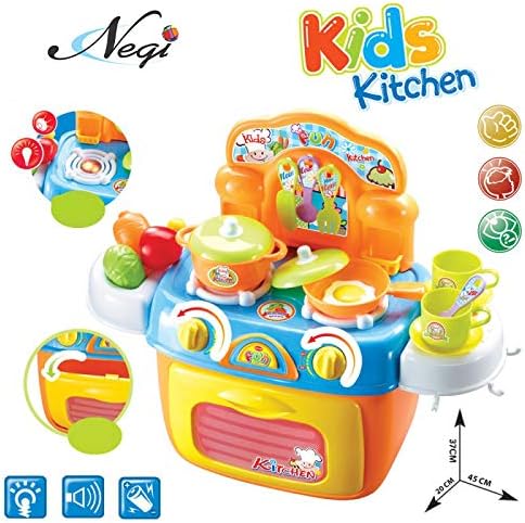 Smart Picks Kids Kitchen Pretend Play Battery Operated Toy Set