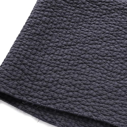 日本紐釦貿易 nubi ヌビ 韓国伝統キルティング生地 7mmステッチ幅 130cm巾×3m切り売り販売 ネイビー(Navy) NBY307-60