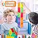 WHIRLT Magnetic Blocks, 40 PCS Magnetic Tiles Building Blocks Toys Set for Kids Preschool Educational Magnet Construction Magnetic Toys for Boys Girls Age 3 4 5 6 7 8 Year Old