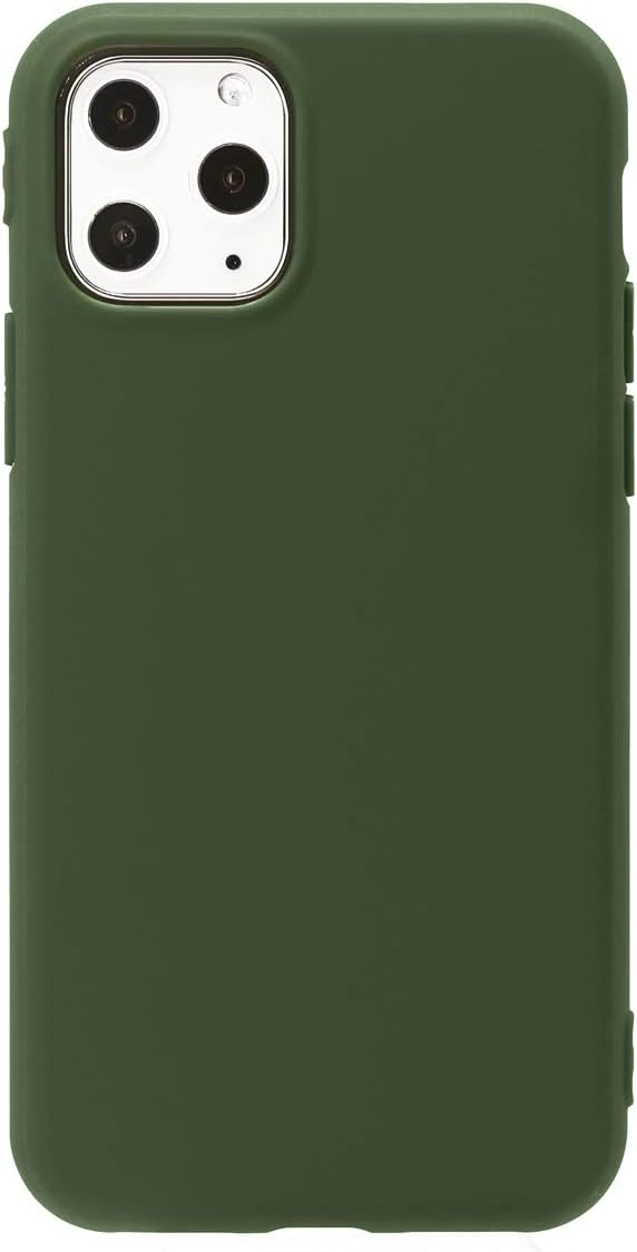 INFOR iPhone 11 Pro Max Case Ultra Thin Matte Skin Case【1.5mm Thick】 Soft Flexible TPU Cover Case for iPhone 11 Pro Max 6.5 inch 2019 (Army Green)