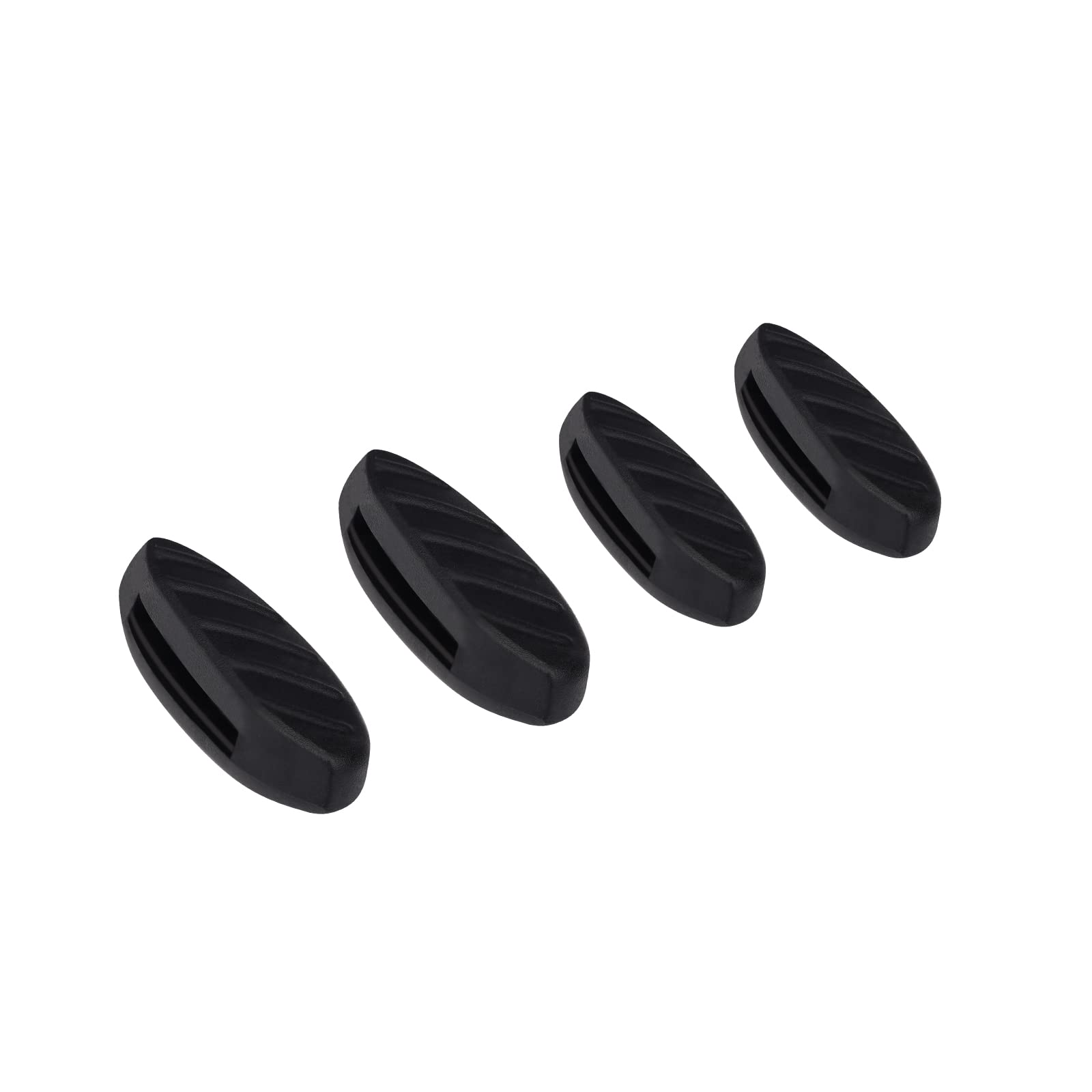 BlazerBuck Replacement Nose Piece Pads for Oakley Plazma OO9019 Sunglasses - Black