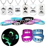 game Bracelet ，game Party Wristband ，Fortress night game Suit Party Theme Party supplies (18pack)