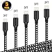 ankoda iPhone Charger Cable, 5PACK (3/3/6/6/10FT) Fast Lightning Cable Charging Cord Compatible with iPhone 11 Pro XS Max XR X 8 7 6S 6 Plus 5S iPad