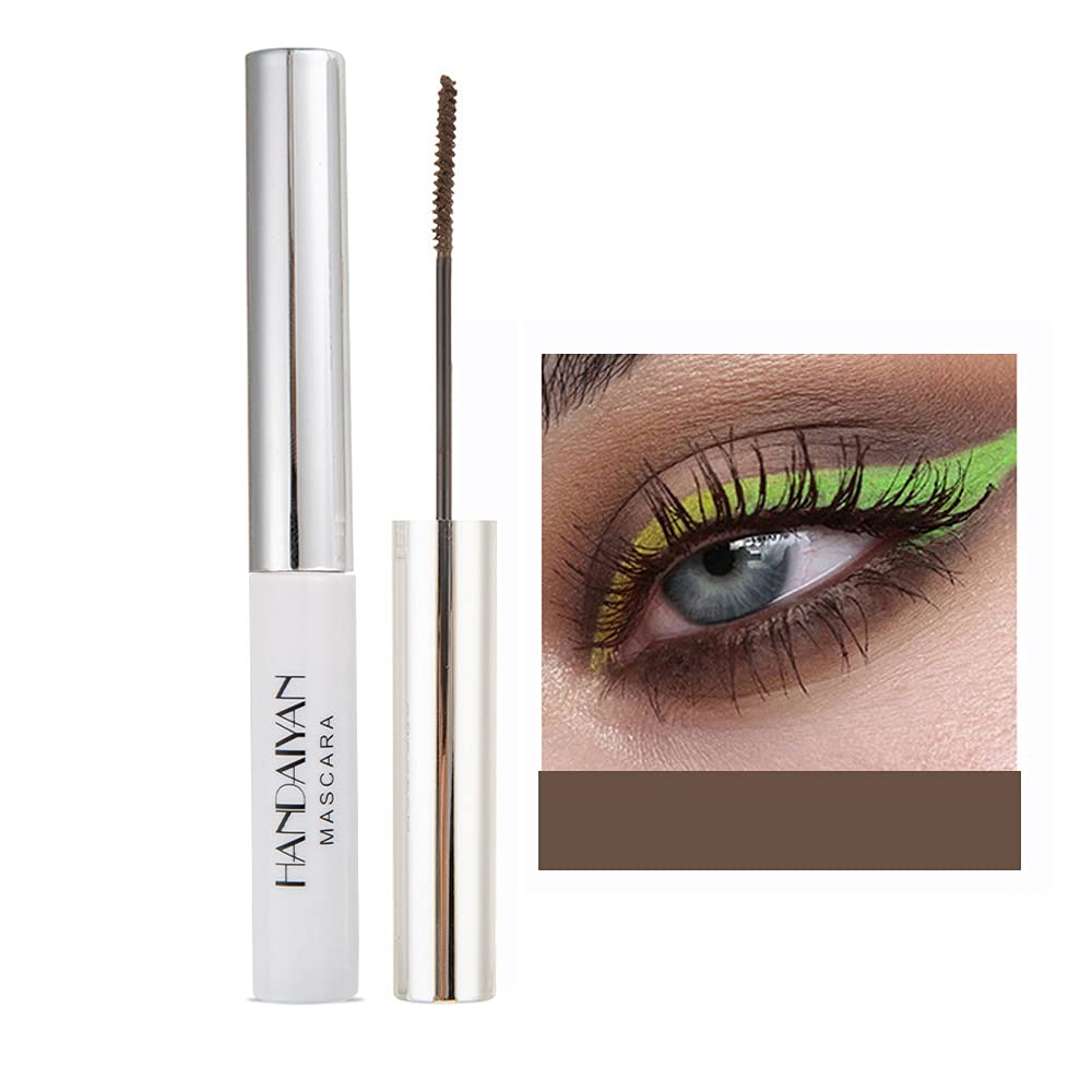 OCHILIMA 4D Mascara Colorful Fiber Mascara Charming Long Lasting, Thick & Long Eyelash Waterproof and Smudge-proof Eyes Makeup, Dark Brown