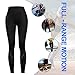 Wonderience Sauna Pants for Women High Waist Neoprene Sweat Leggings Slimming Pants with Pocket for Workout(Black,X-Large)