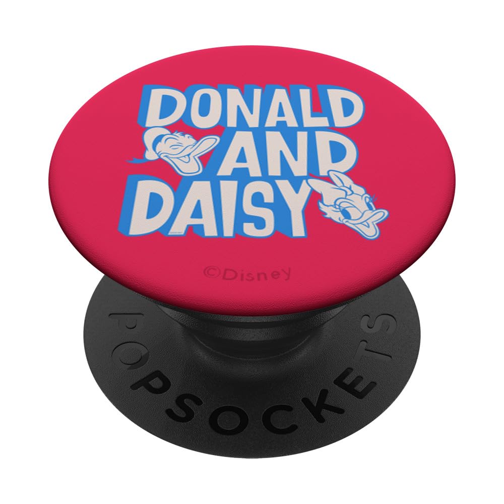 Disney 100 Donald and Daisy Happy Faces D100 PopSockets Swappable PopGrip