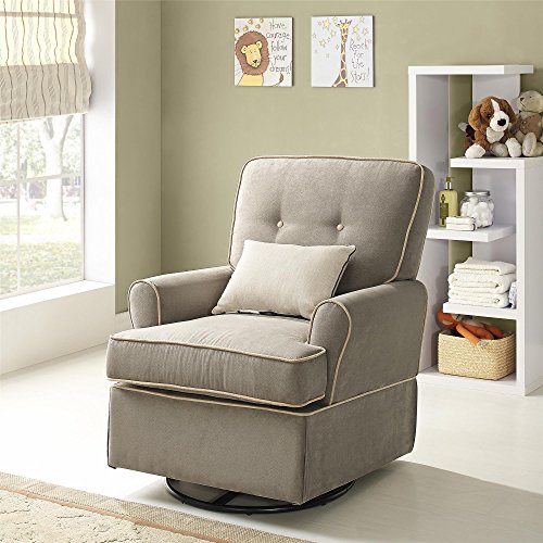Baby Relax Tinsley Swivel Glider, Beige