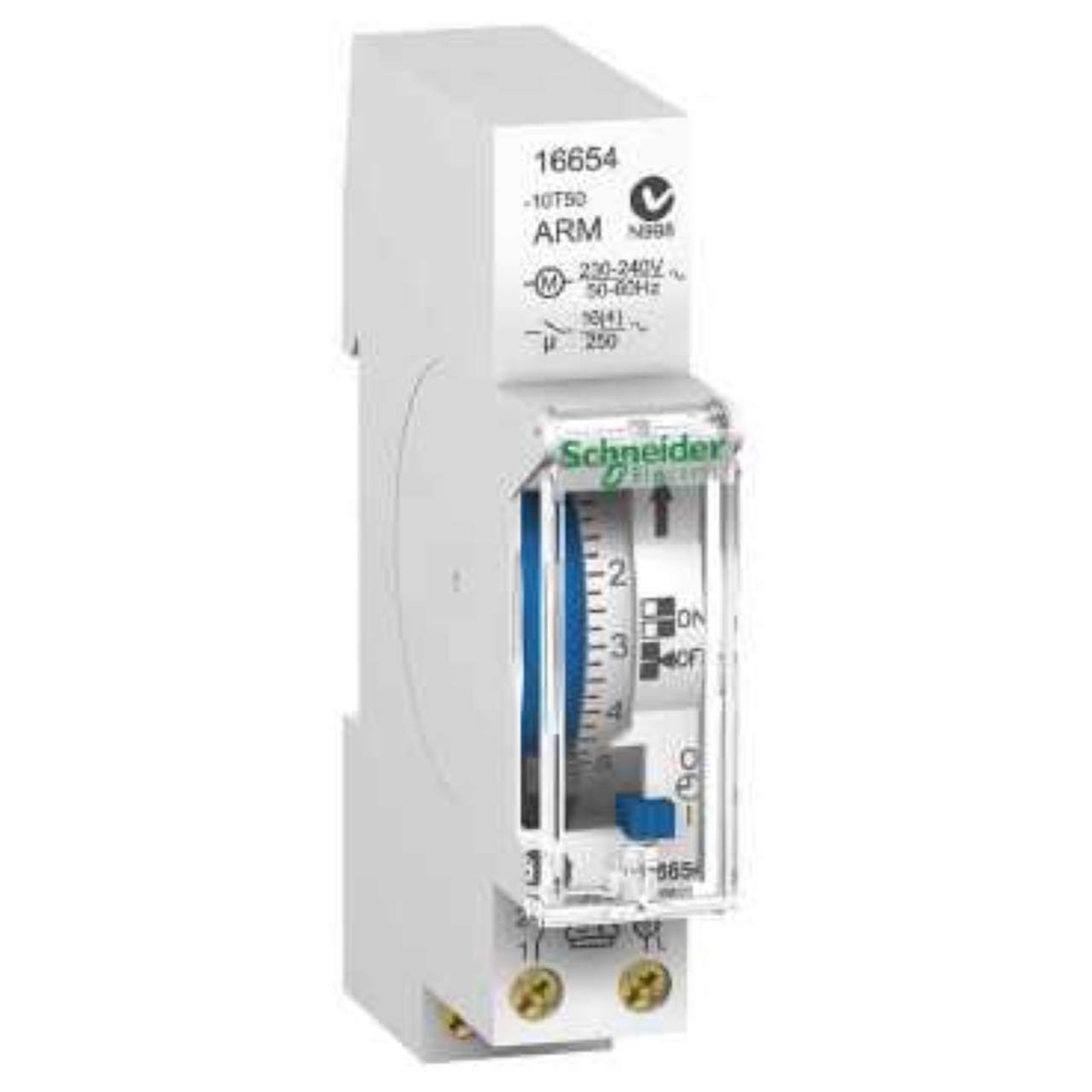 Schneider Electric 16654 Ih'clic Day Time Switch 24h 1 Channel