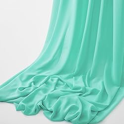 MaiMaiSuan 60" Wide Mint Green Chiffon Fabric by