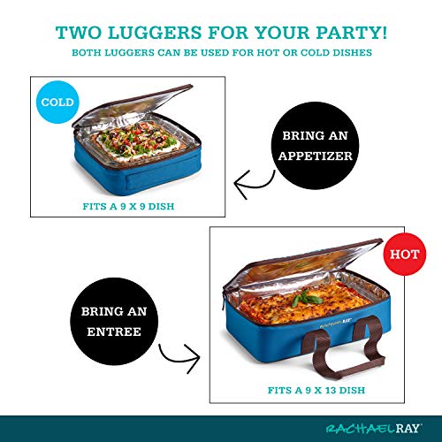Rachael Ray Lasagna Lugger Combo, Reusable Insulated Casserole Carrier