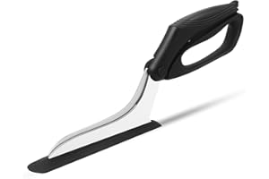 Pizza Scissors, Pizza Cutter Scissors with Firm Base and Comfortable Grip, Food Grade Stainless Steel Blades, Sharp Cutting B