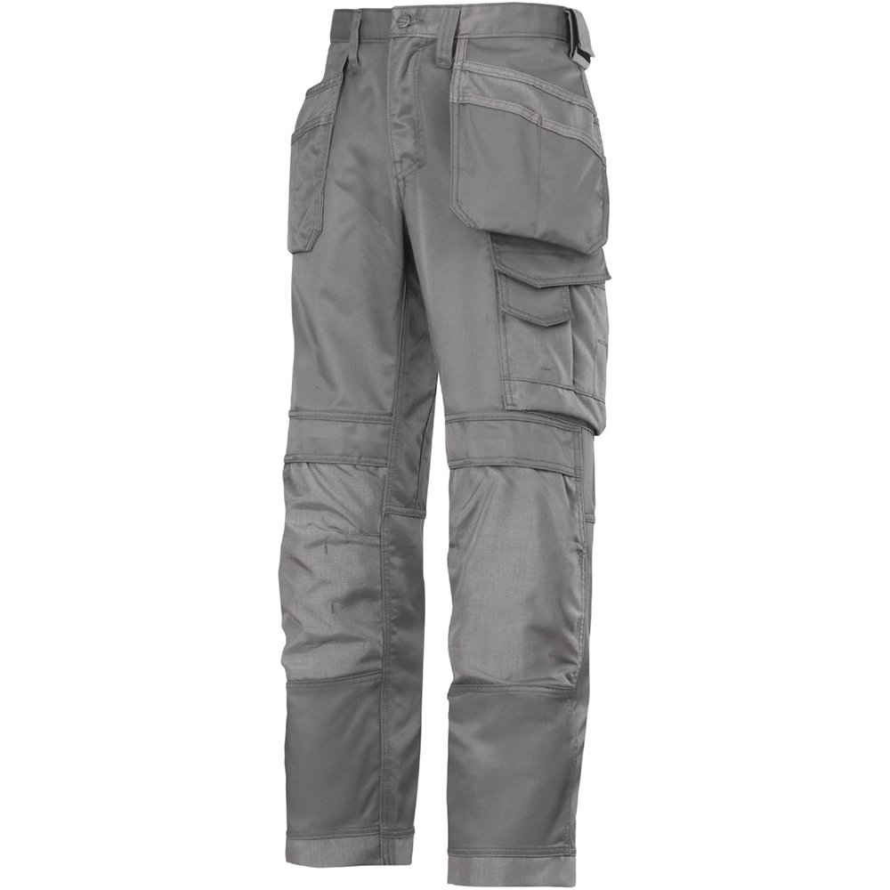 Snickers 32121818156 Size 156 "DuraTwill" Craftsmen Trousers - Grey