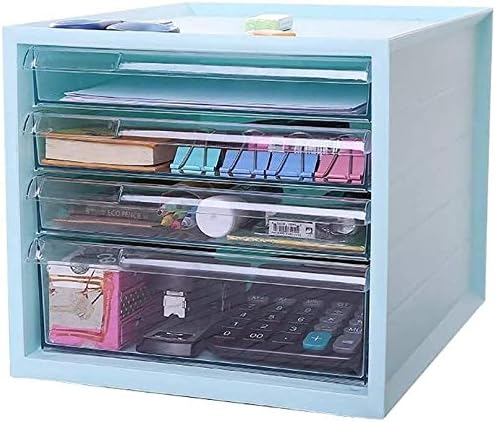 Amazon Com File Cabinet File Cabinet High Transparent Resin Drawer Landslide Track Small White Label Ring Cabinet Plastic 27 5x33 5x25cm Office Supplies Color A1 Kitchen Dining