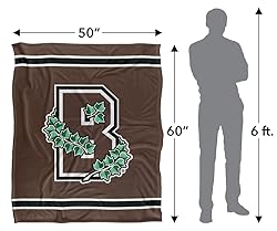 Brown University Bears Blanket, 50"x60", Primary