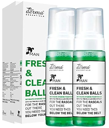 True Derma Essentials Hygiene Intimate Foam Wash for Men (Pack of 2-150 ml)