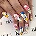 12 sets Disney cartoon MICKEY MOUSE minnie mouse NAIL DECALS little mermaid ariel NAIL ART water transfer alladin SNOW WHITE Marge Simpson nail stickers accessories nail vinyls French tip stickers