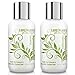 Moroccan Argan Oil Shampoo and Conditioner Set - Keratin & Color Safe - SLS Sulfate Free - Silkening, Strengthening, Anti-Frizz Smoother for Damaged, Flaky, Thick, Fine, Curly, Dry Hair & Extensions