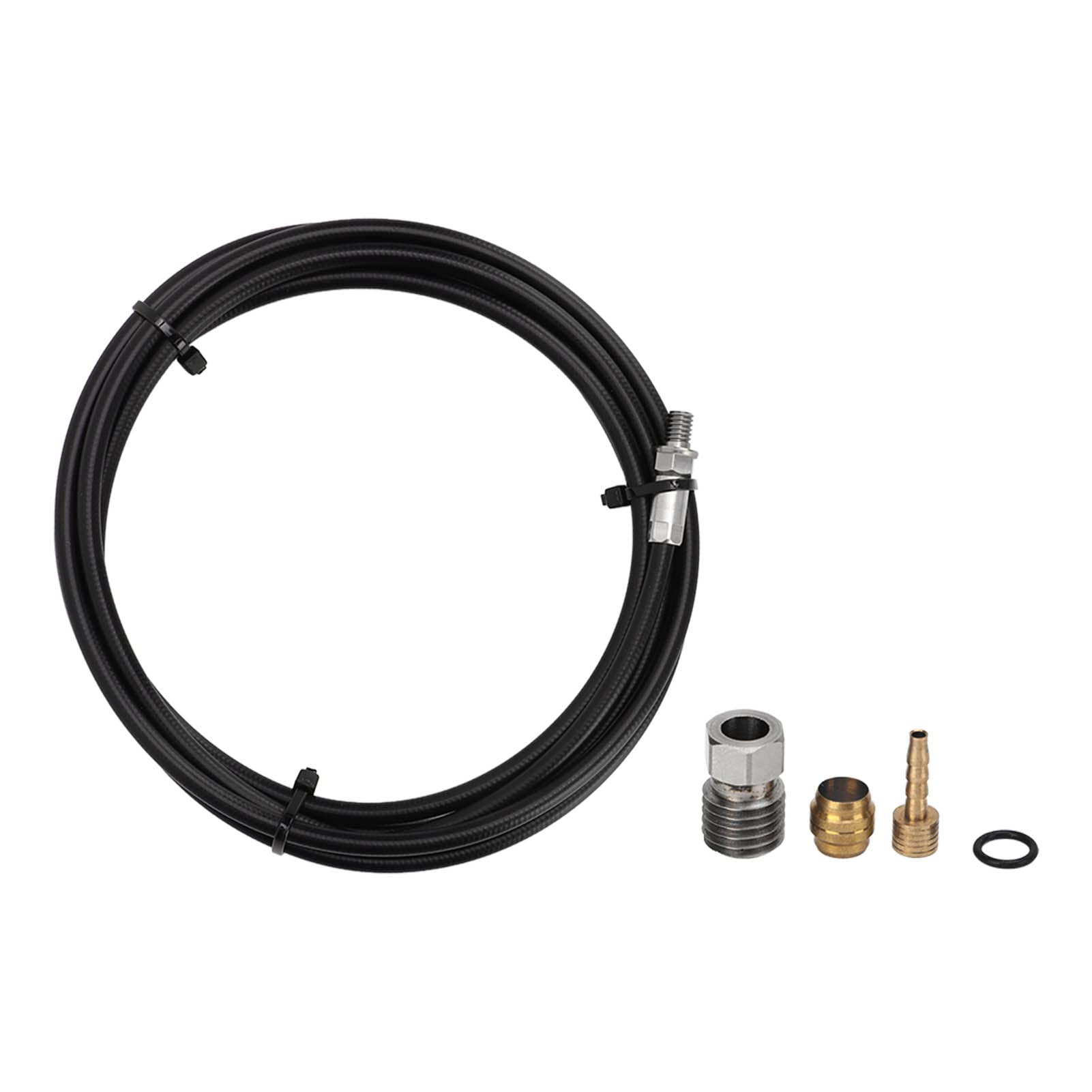 Bicycle Brake Hose Kit, 2m Hydraulic Disc Brake Hose with Connection Insert for Magura MT2 MT4 Race DIY Repairing Modification