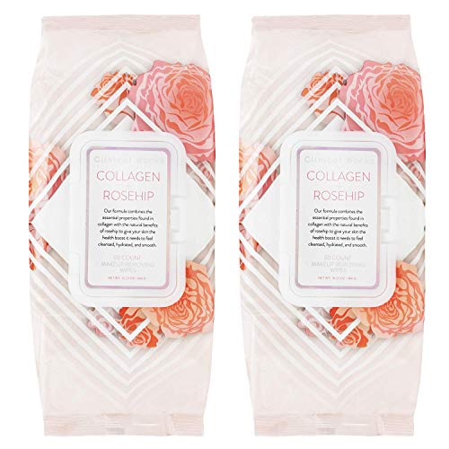 Clinical Works Makeup Remover Wipes Bulk Pack of 2, 100 Facial Cleaning