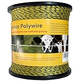 Upgraded Electric Fence Polywire 3366 Feet 1026