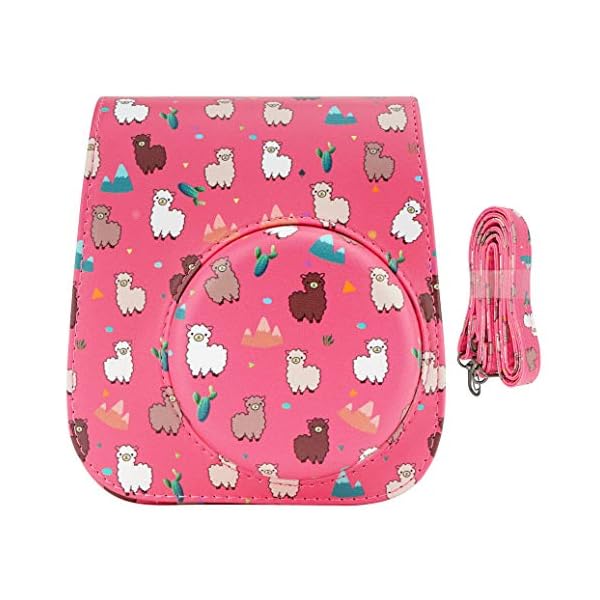 Yosuny Portable Case Kompatibel mit Fujifilm Instax Mini 11 Sofortbildkamera mit verstellbarem Gurt und…